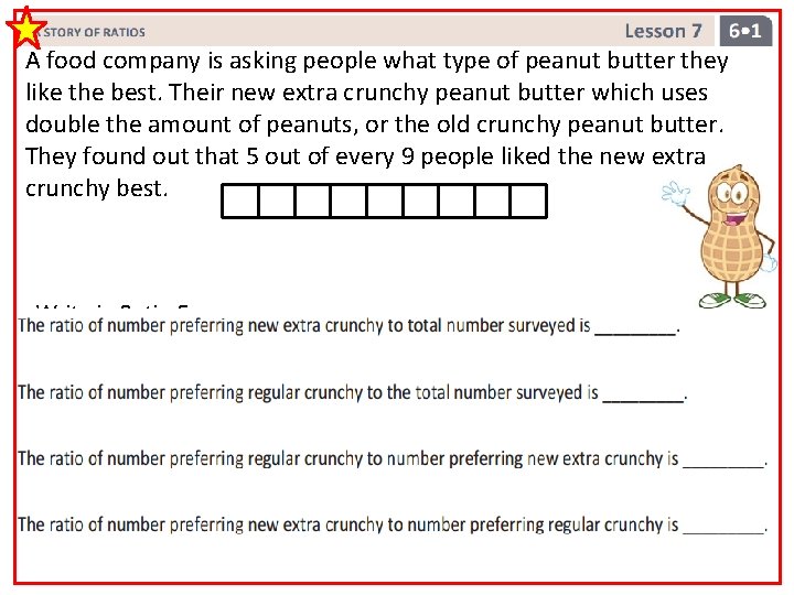 A food company is asking people what type of peanut butter they like the