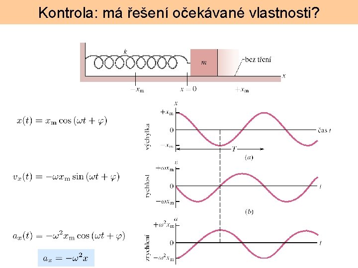 Kontrola: má řešení očekávané vlastnosti? 