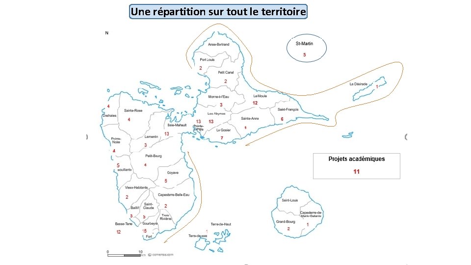 Une répartition sur tout le territoire 