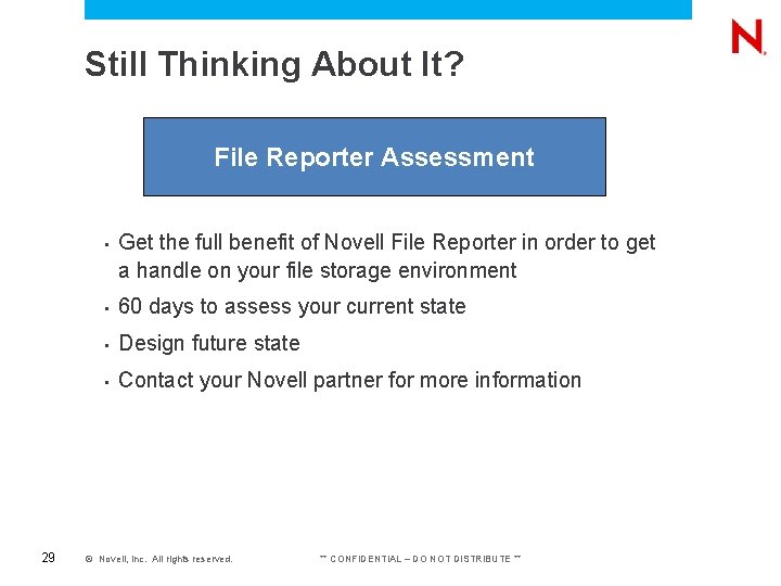 Still Thinking About It? File Reporter Assessment 29 • Get the full benefit of Still Thinking About It? File Reporter Assessment 29 • Get the full benefit of