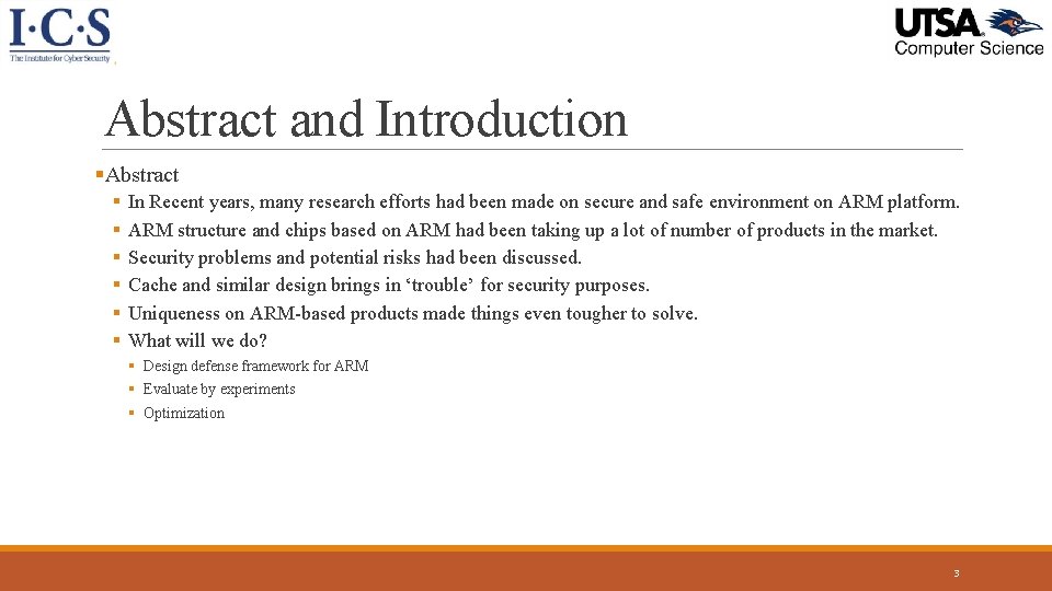 Abstract and Introduction §Abstract § § § In Recent years, many research efforts had Abstract and Introduction §Abstract § § § In Recent years, many research efforts had