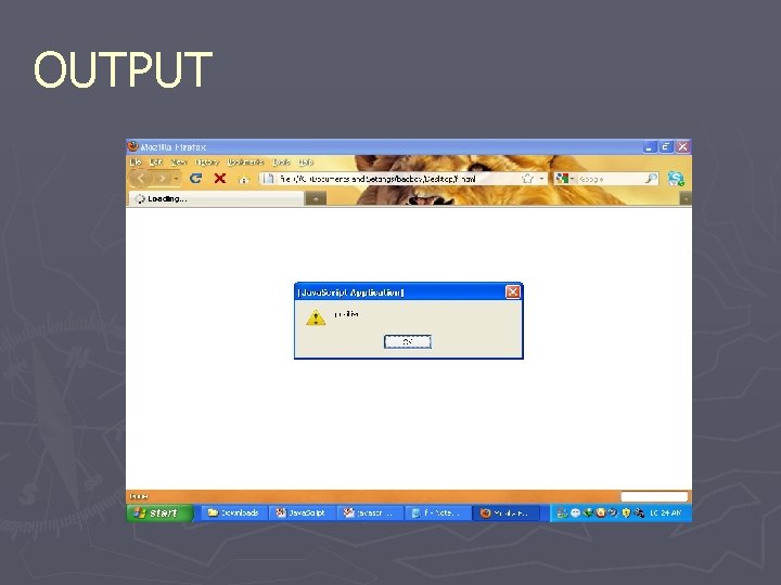 OUTPUT 