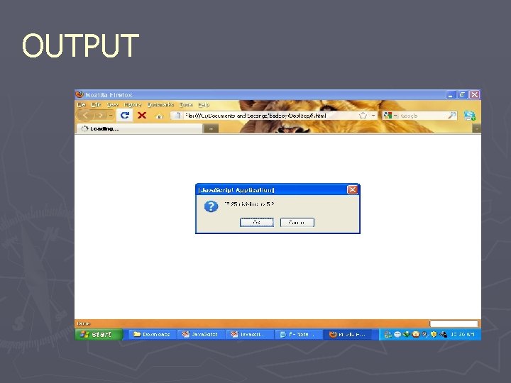 OUTPUT 