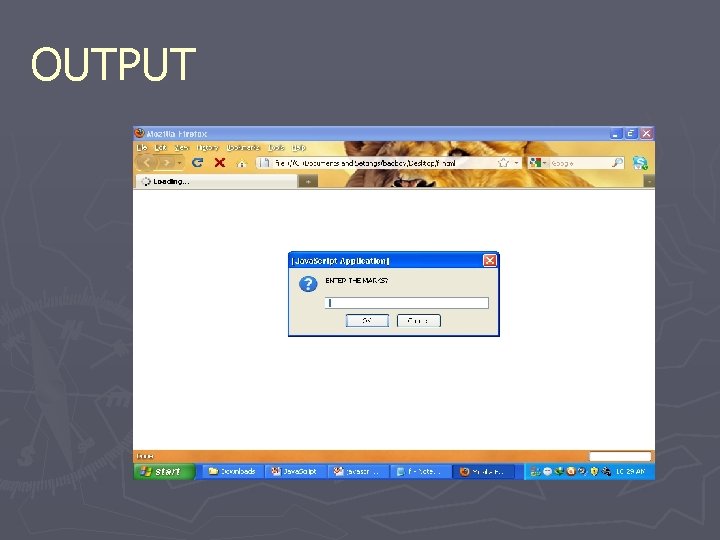 OUTPUT 