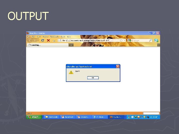 OUTPUT 