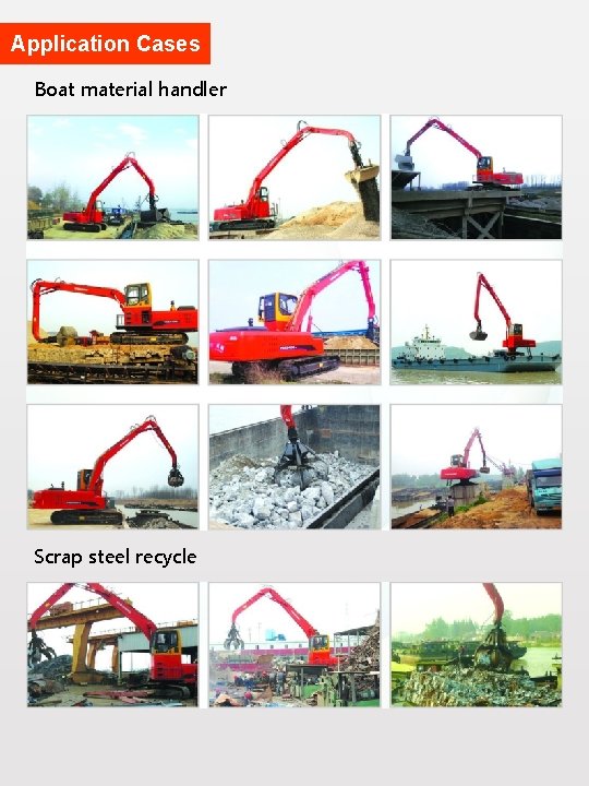 Application Cases Boat material handler Scrap steel recycle 