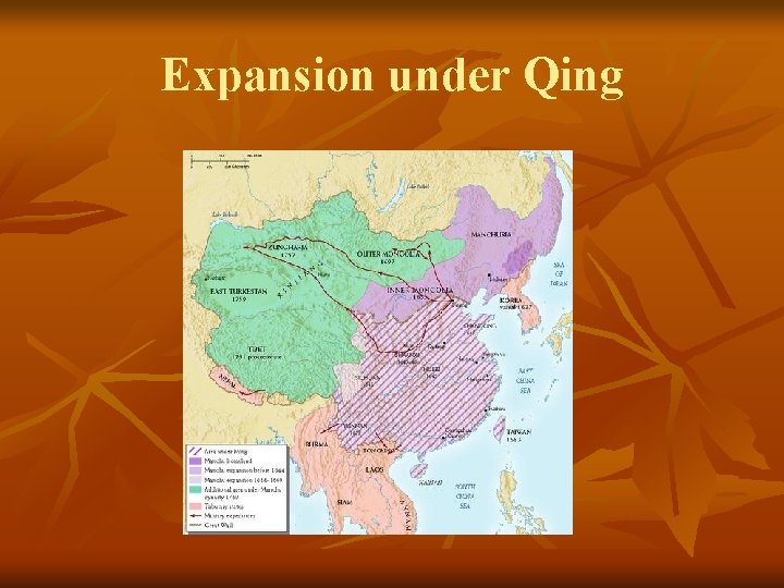 Expansion under Qing 