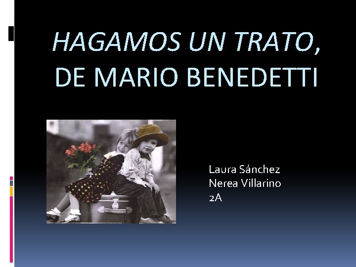 Mario Benedetti Hagamos Un Trato Pdf