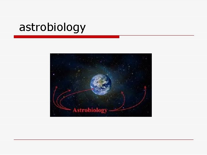 astrobiology 