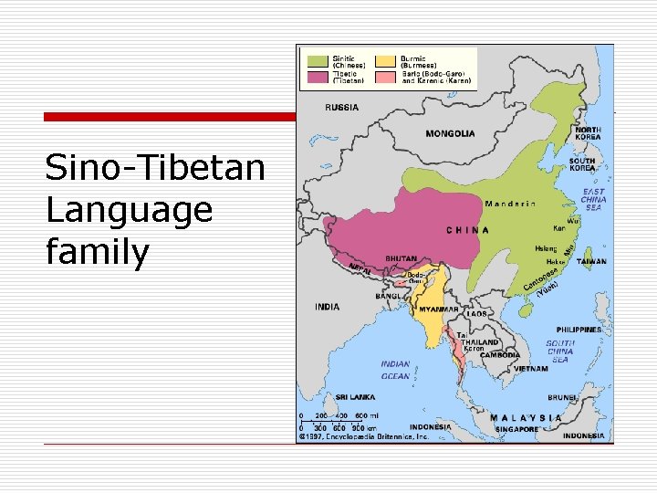 Sino-Tibetan Language family 