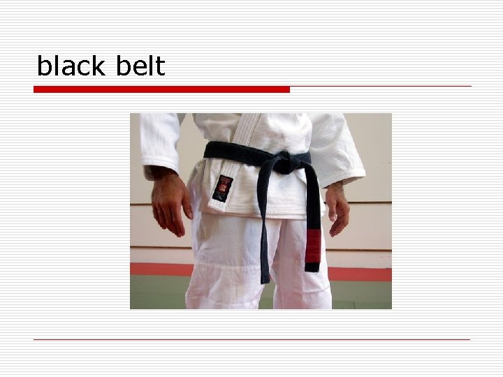 black belt 