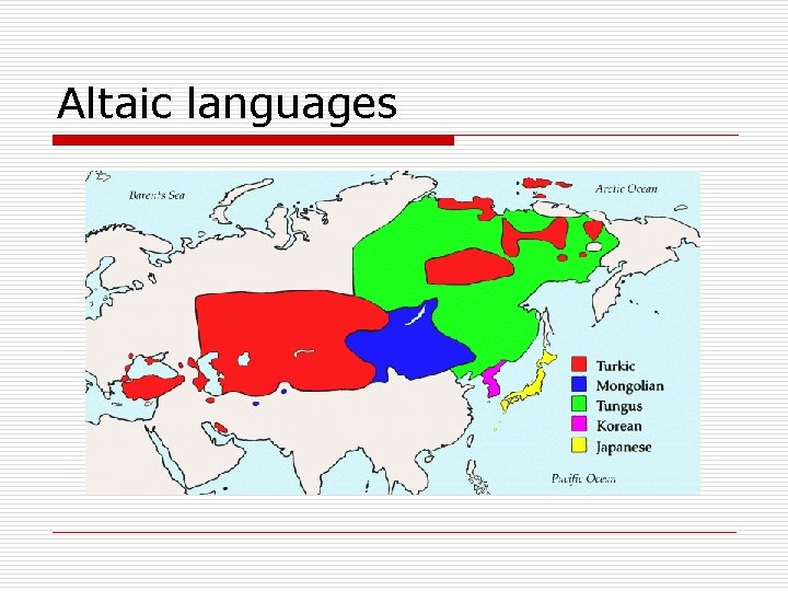 Altaic languages 