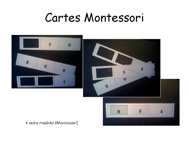 Cartes Montessori 