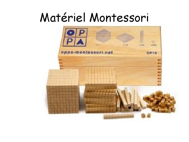 Matériel Montessori 