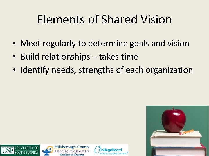 Shared Vision Pyramid Developing a Culturally Competent Model of Collaboration to