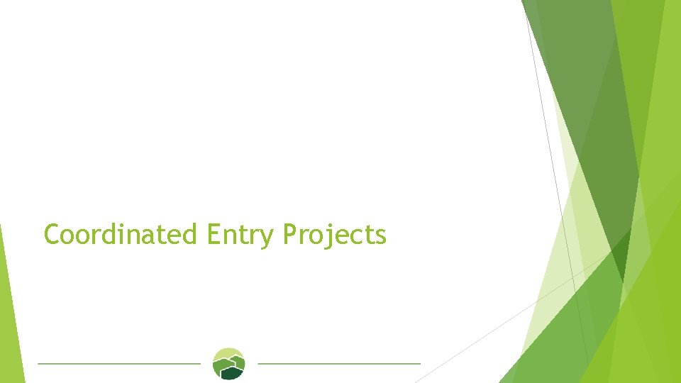 Coordinated Entry Projects 