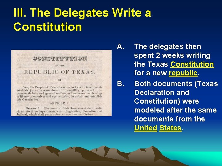 Chapter 10 Section 3 Notes Title The Convention