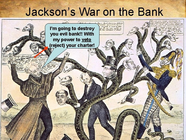 Jackson’s War on the Bank Jackson won on the bank the economy I’m the