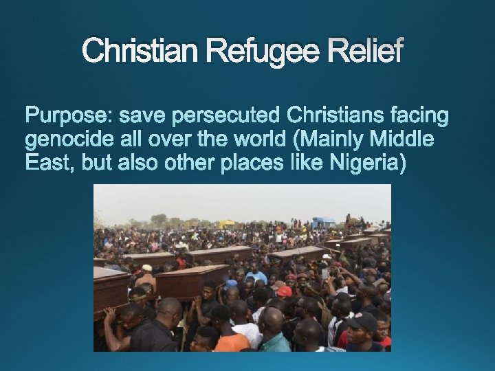 Christian Refugee Relief 