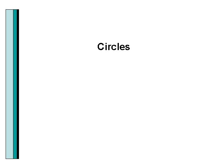 Circles 