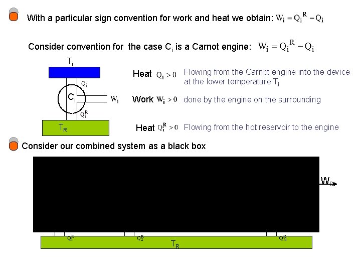 With a particular sign convention for work and heat we obtain: Consider convention for