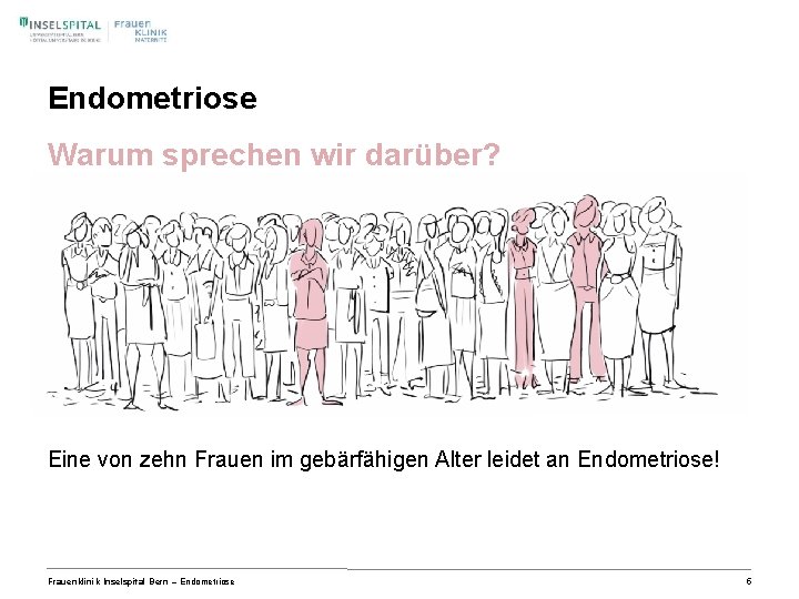 Endometriose Warum sprechen wir darüber? Eine von zehn Frauen im gebärfähigen Alter leidet an