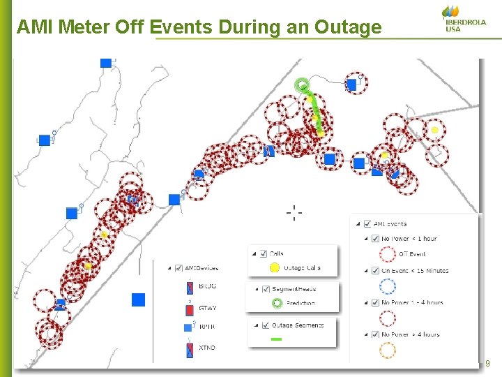 AMI Meter Off Events During an Outage 9 