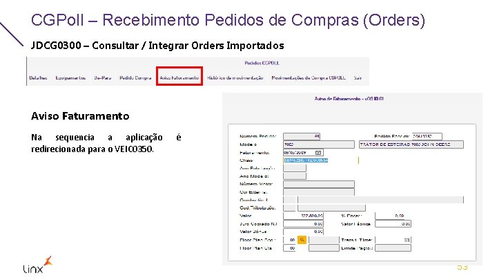 CGPoll – Recebimento Pedidos de Compras (Orders) JDCG 0300 – Consultar / Integrar Orders