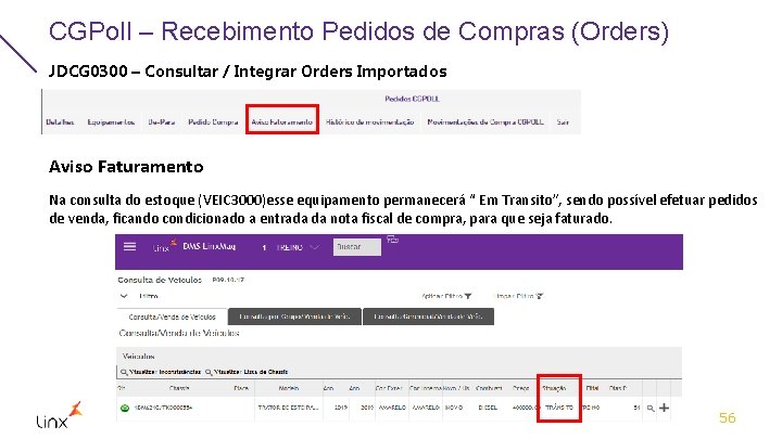 CGPoll – Recebimento Pedidos de Compras (Orders) JDCG 0300 – Consultar / Integrar Orders