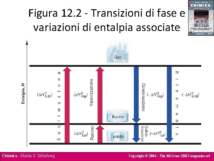 Figura 12. 2 - Transizioni di fase e variazioni di entalpia associate Chimica -