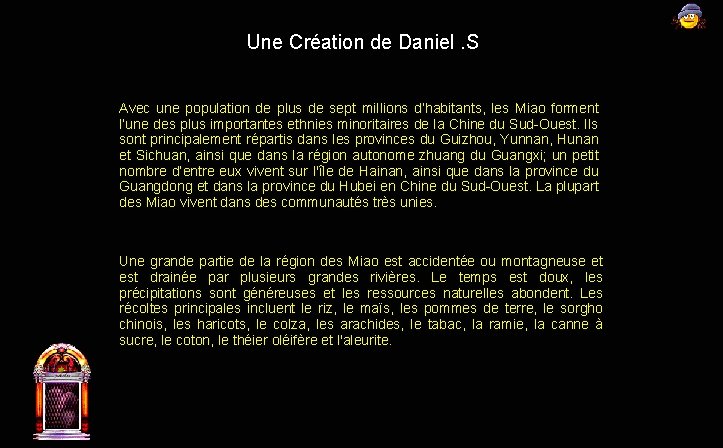 Une Création de Daniel. S Avec une population de plus de sept millions d’habitants,