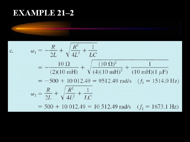 EXAMPLE 21– 2 