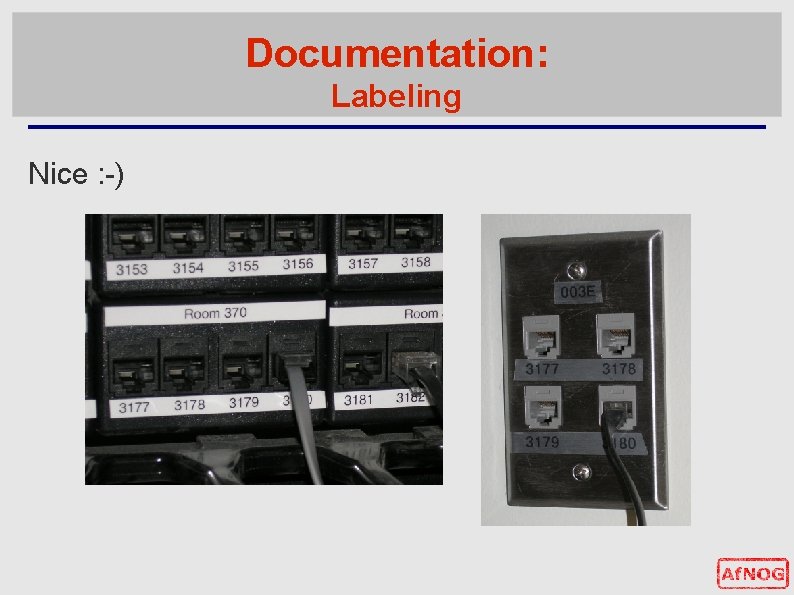 Documentation: Labeling Nice : -) 