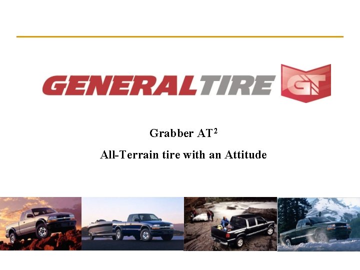 Grabber AT 2 All-Terrain tire with an Attitude 