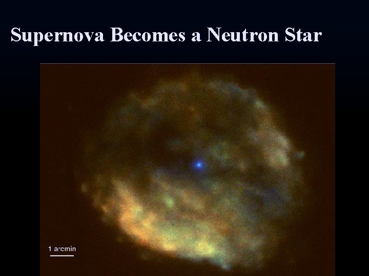 Supernova Becomes a Neutron Star 