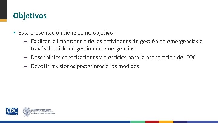 Objetivos § Esta presentación tiene como objetivo: – Explicar la importancia de las actividades