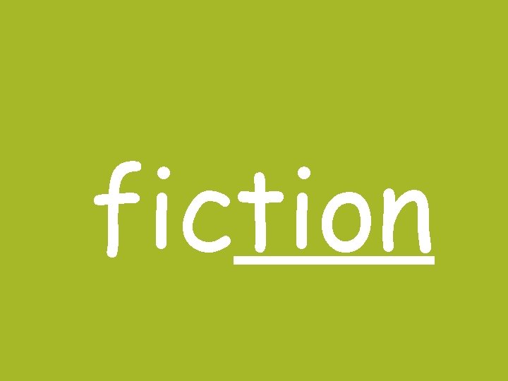 fiction fiction