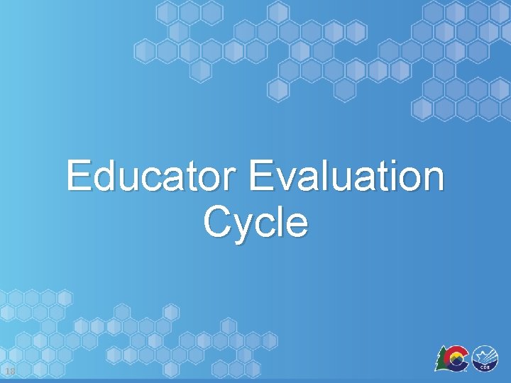 Educator Evaluation Cycle 18 Educator Evaluation Cycle 18