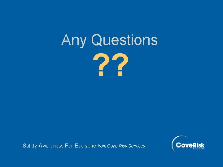 Accident Investigation Safety Awareness For Everyone from Cove