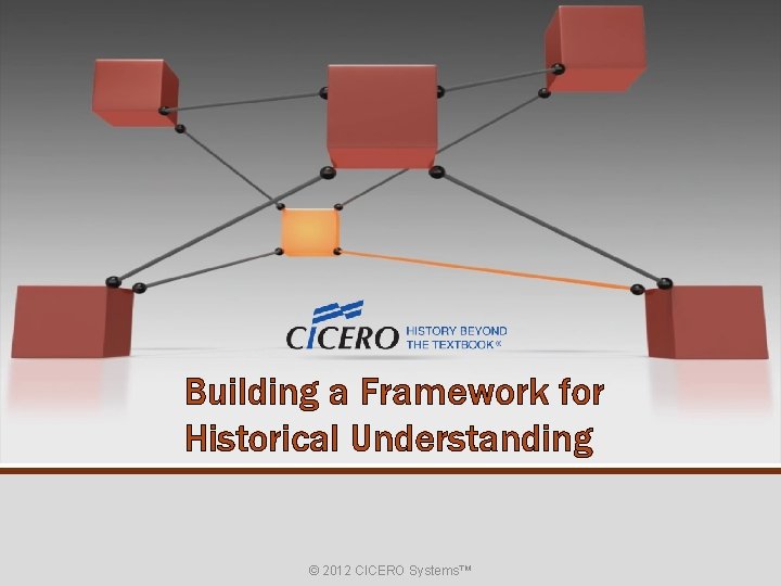 Building a Framework for Historical Understanding © 2012 CICERO Systems™ 
