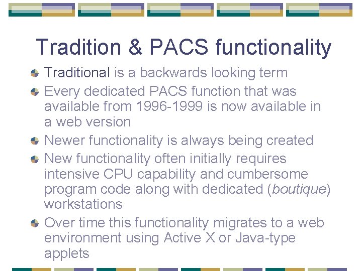 Webbased Viewers as Image Distribution Solutions Is PACS