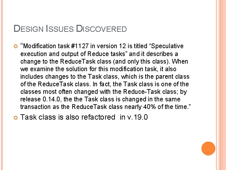 DESIGN ISSUES DISCOVERED “Modification task #1127 in version 12 is titled “Speculative execution and DESIGN ISSUES DISCOVERED “Modification task #1127 in version 12 is titled “Speculative execution and