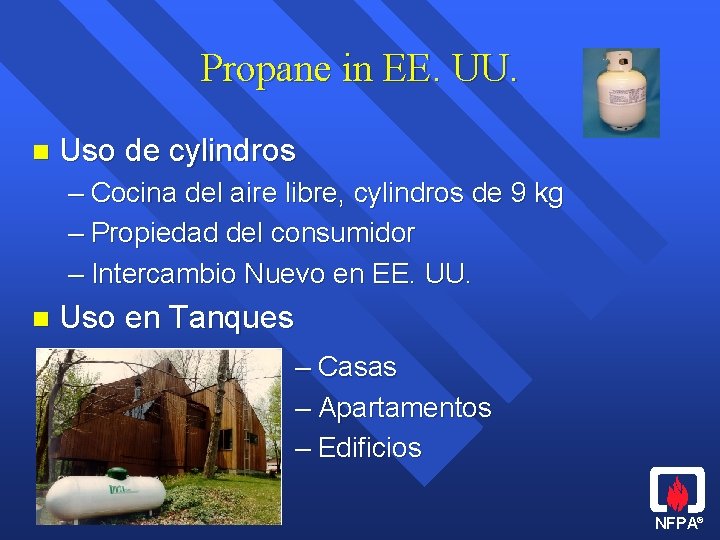 Propane in EE. UU. n Uso de cylindros – Cocina del aire libre, cylindros