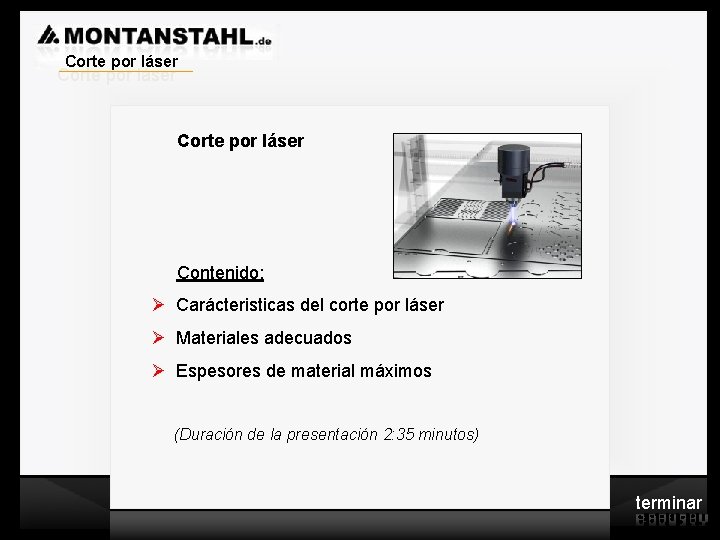 Corte por láser Laser - Profile Corte láser Laserpor - Profile Corte por láser