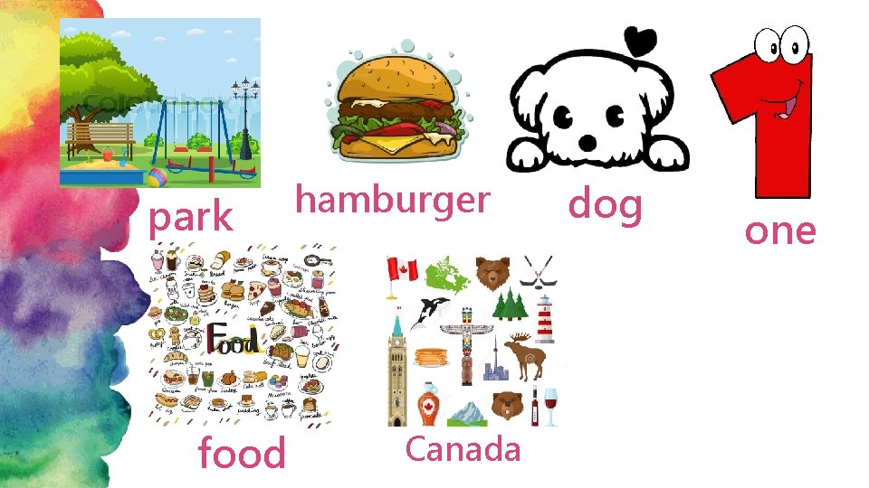 park food hamburger Canada dog one 