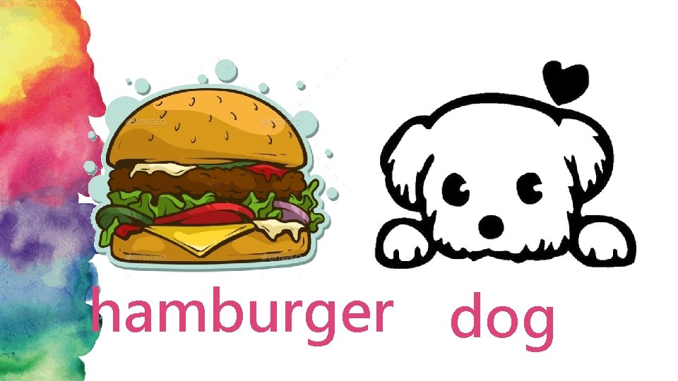 hamburger dog 