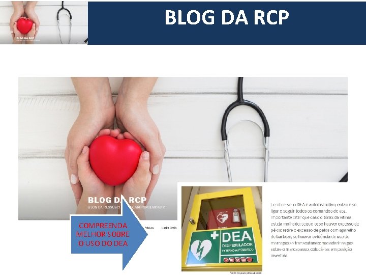 European Resuscitation Council BLOG DA RCP COMPREENDA MELHOR SOBRE O USO DO DEA 