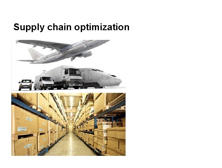 Supply chain optimization 