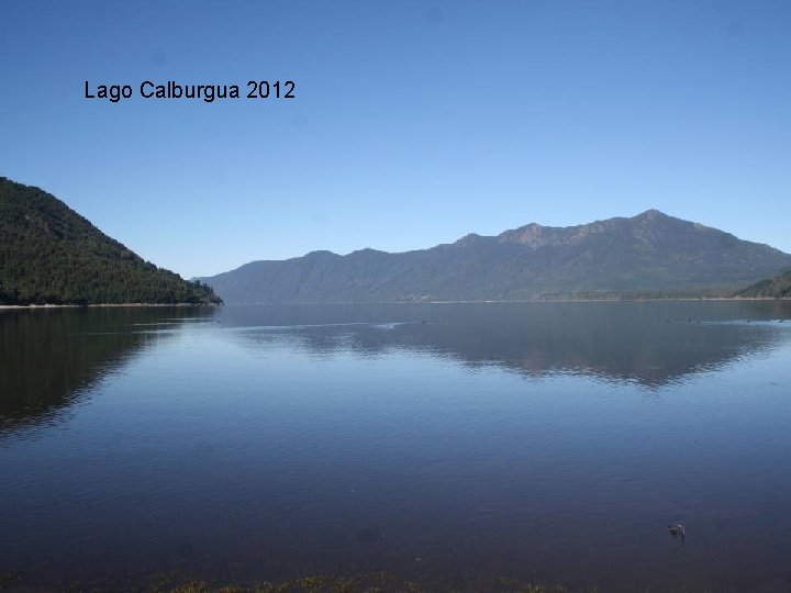 Lago Calburgua 2012 