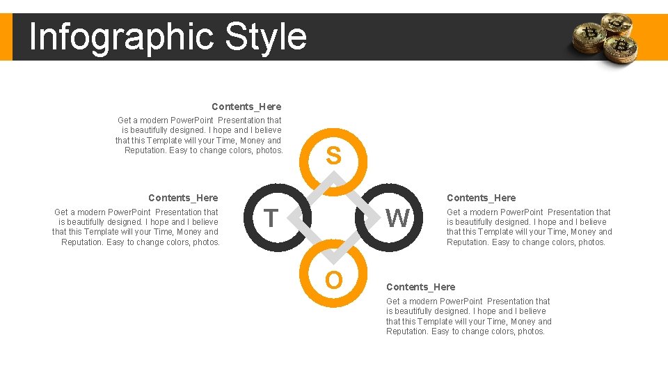 Infographic Style Contents_Here Get a modern Power. Point Presentation that is beautifully designed. I